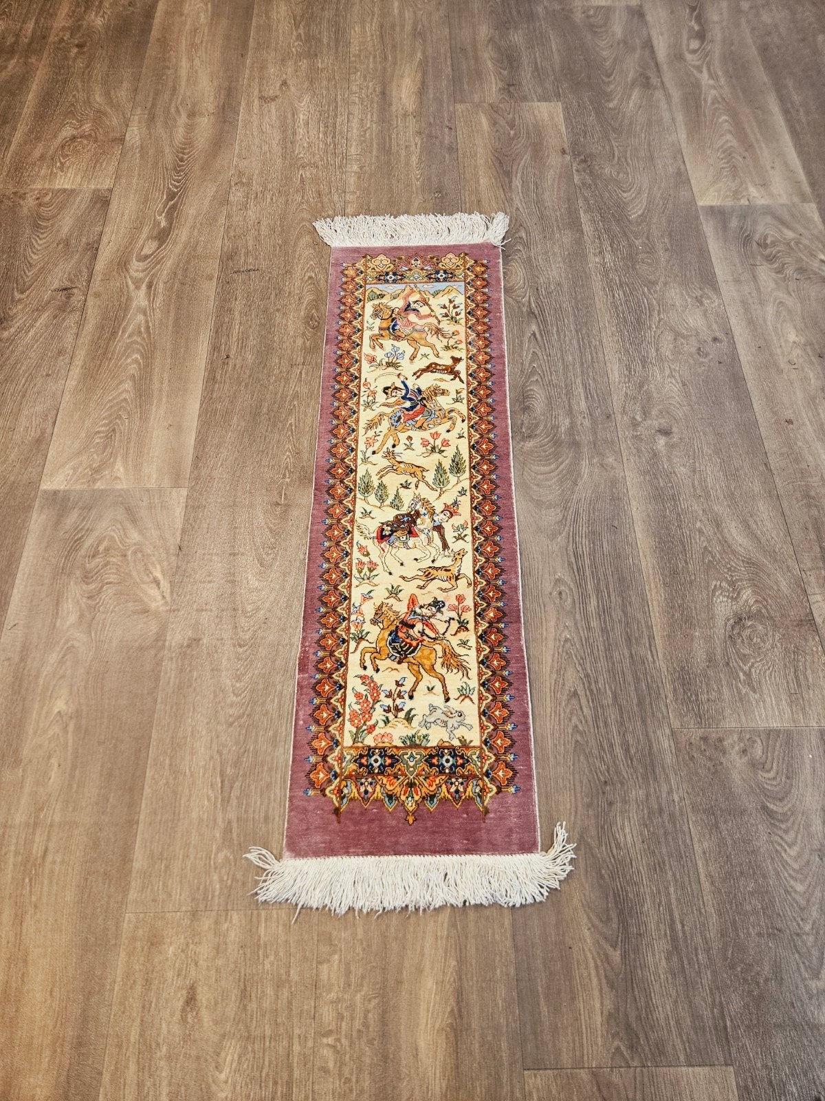 Perzisch Handgeknoopt Tapijt. Prachtige kleuren en patronen, Huis en Inrichting, Stoffering | Tapijten en Kleden, Perzisch, 200 cm of meer