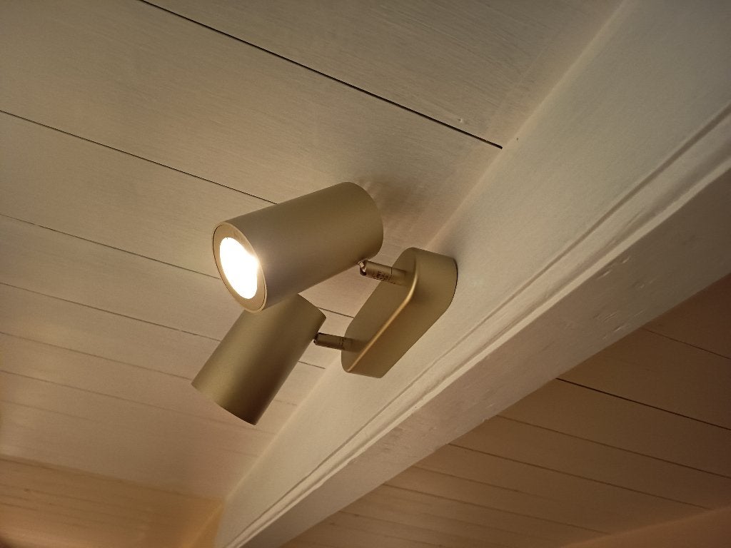 ALS NIEUW! hoogwaardige spots uit Duitsland - goudkleur, Halogeen, Verstelbaar, GU10, Opbouwspot