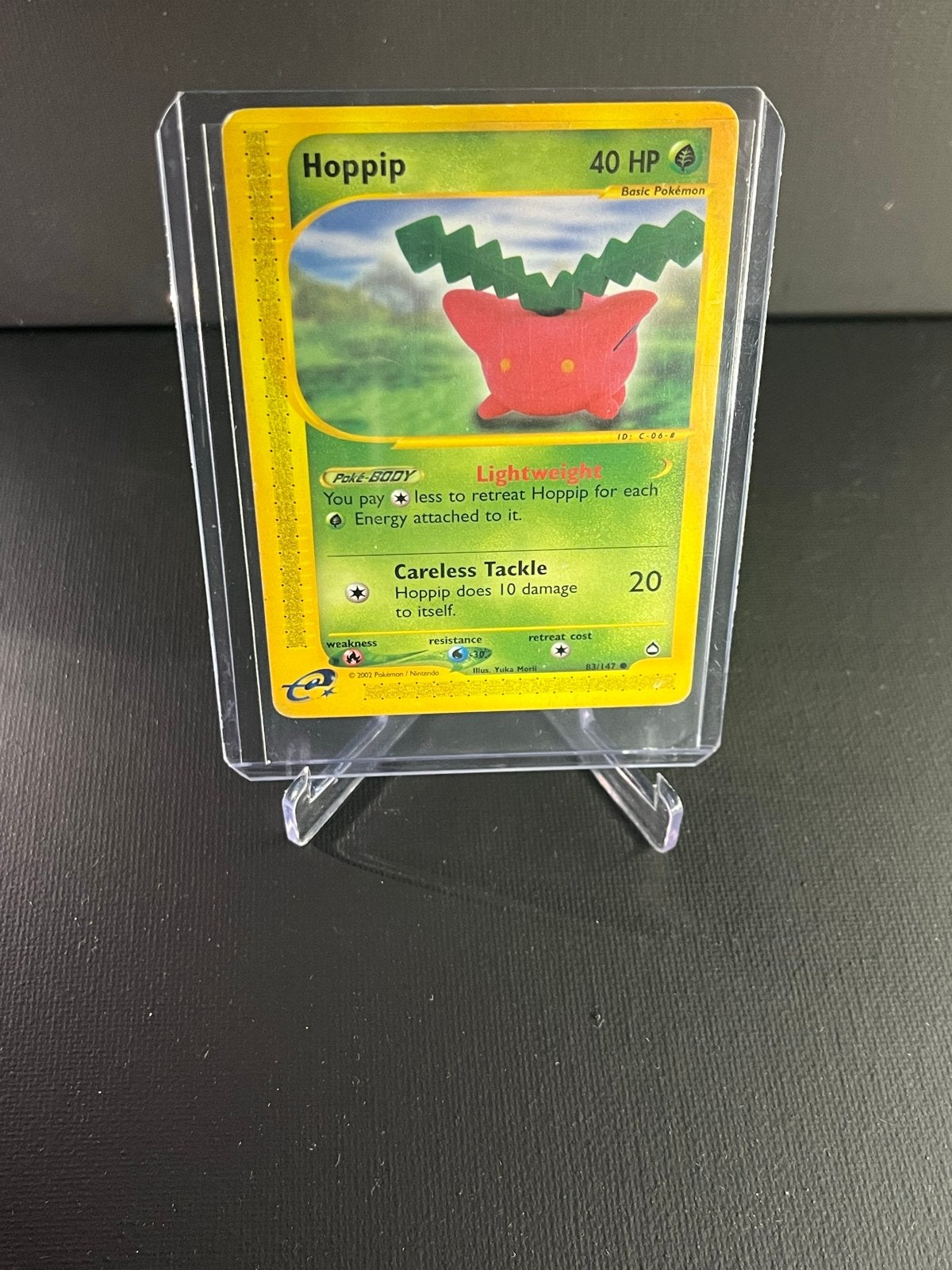 Pokémon Hoppip Kaart (40 HP) - Basic Pokémon, Ophalen of Verzenden, Zo goed als nieuw, Losse kaart