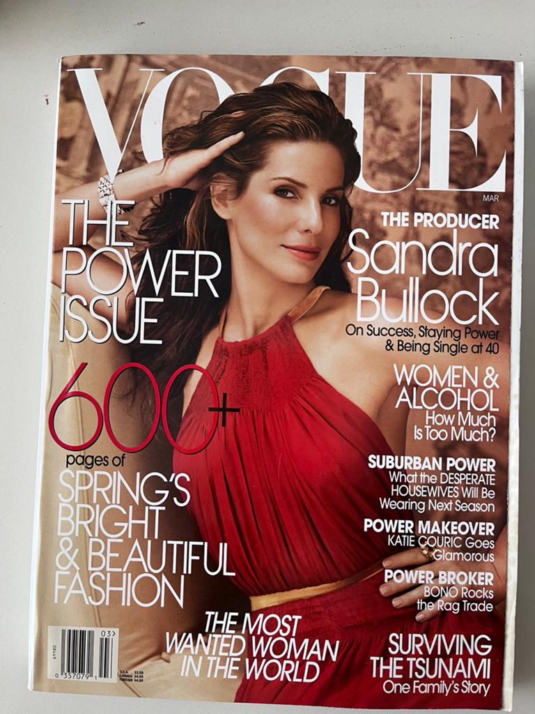 VOGUE US – March 2005 editie – Sandra Bullock cover, Ophalen of Verzenden, Gelezen