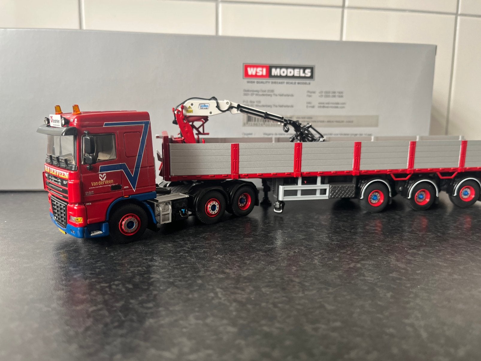 Wsi daf xf van der veen, Hobby en Vrije tijd, Ophalen of Verzenden, Zo goed als nieuw, Bus of Vrachtwagen, Wsi