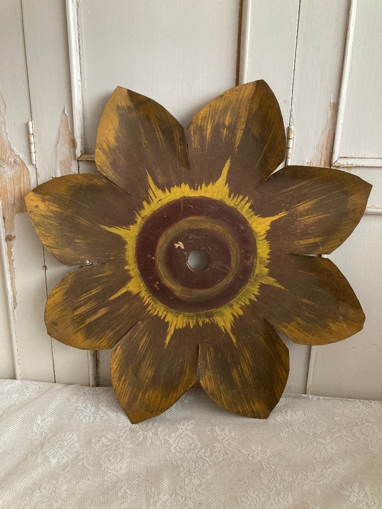 Metalen zonnebloem / Decoratie - Wanddecoratie, Ophalen