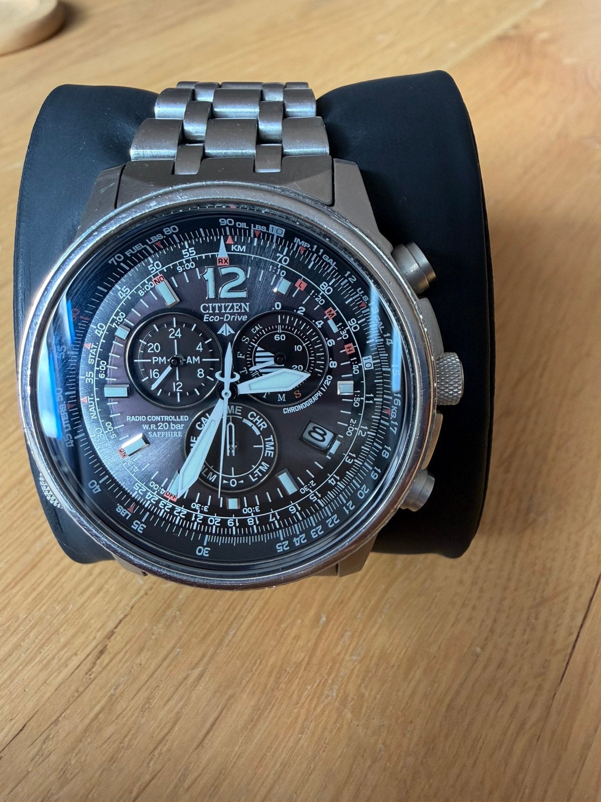Citizen Promaster Sky - AS4020-52E, Staal, Staal, Ophalen of Verzenden, Zo goed als nieuw