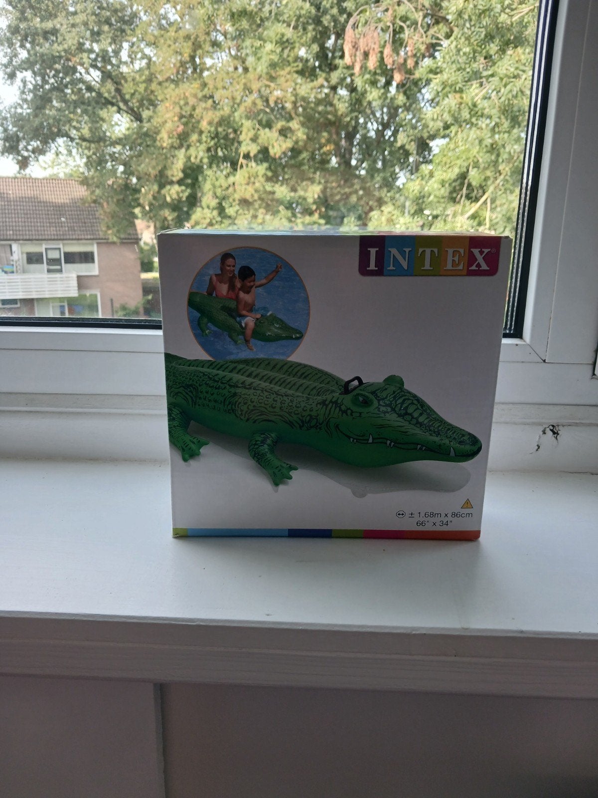 Intex Opblaasbare Krokodil Zwemband - Nieuw in doos, Ophalen, Nieuw