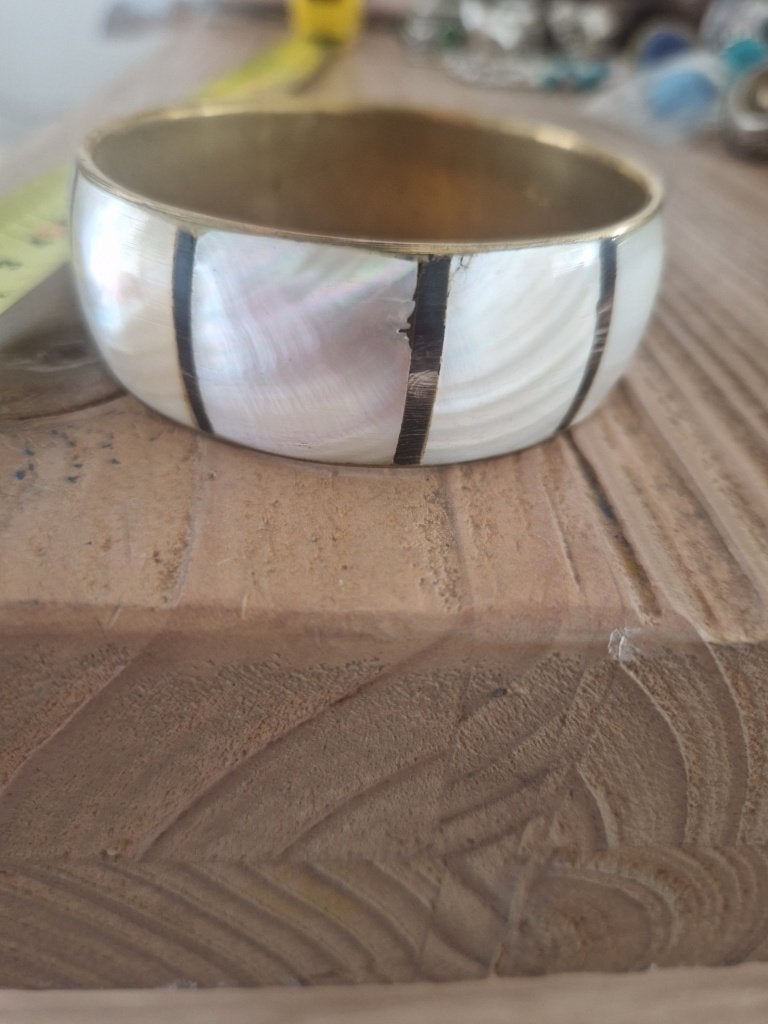 Antieke armband van parelmoer, Sieraden, Tassen en Uiterlijk, Antieke sieraden, Ophalen of Verzenden, Overige materialen, Armband