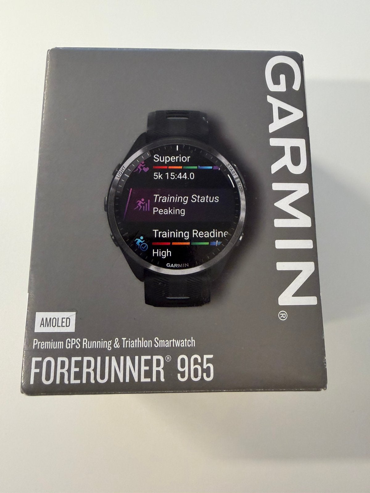 Garmin Forerunner 965 nieuw, Ophalen of Verzenden, Zo goed als nieuw, Zwart, Android