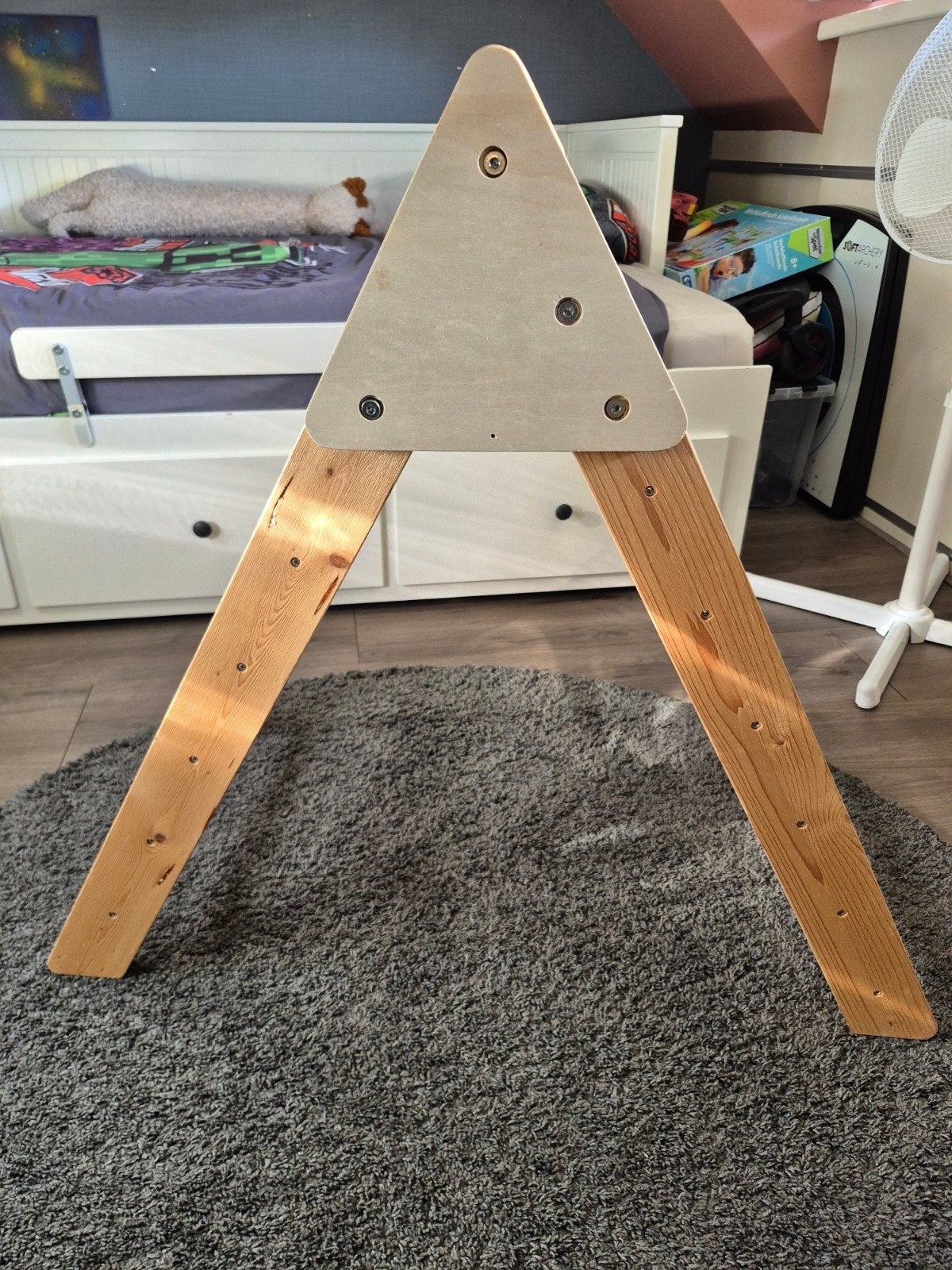 Houten Klimrek voor Kinderen - Innovakids (Aldi), Ophalen, Gebruikt, Klimwand, Aanbouwonderdeel
