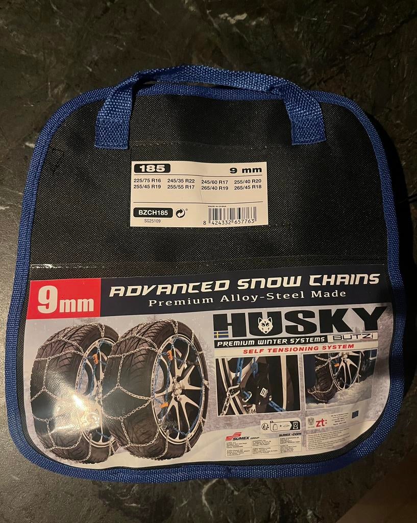 NIEUWE SNEEUWKETTINGEN Husky Butzie 185 - nog verzegeld, Ophalen, Zo goed als nieuw