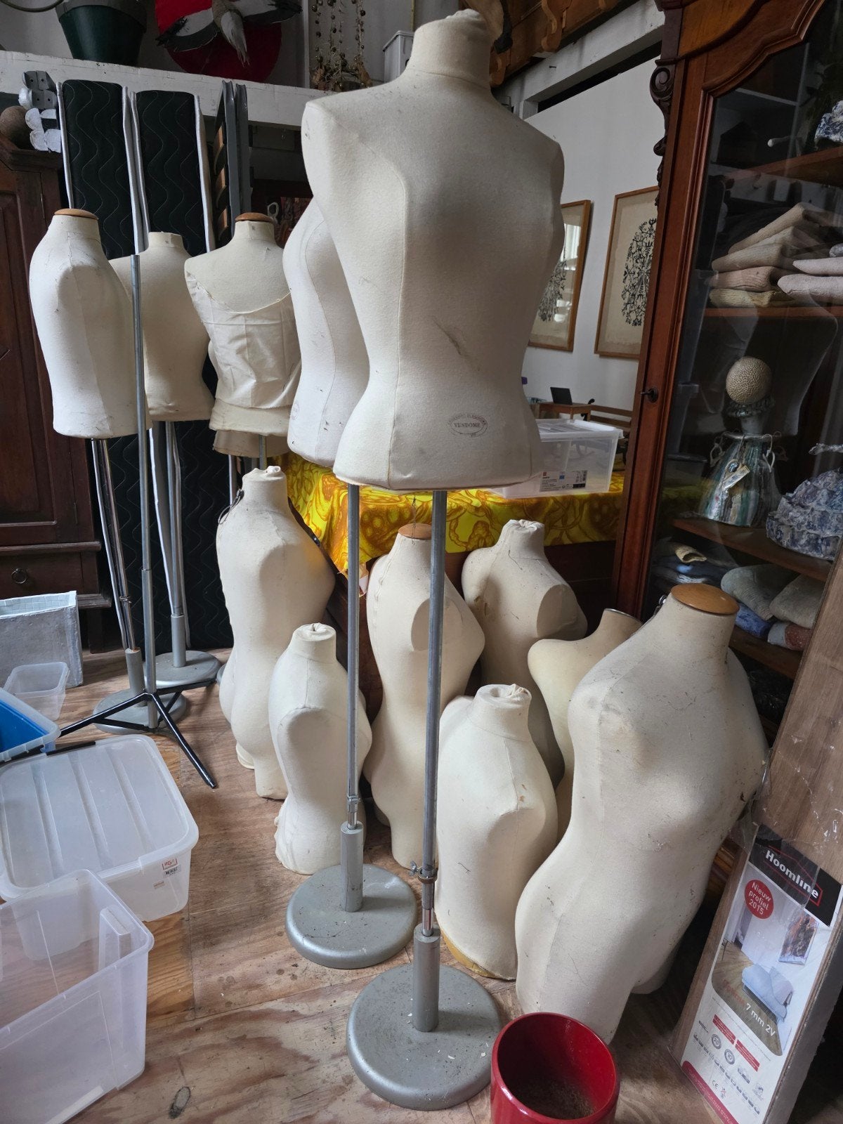 13 Paspoppen voor etalage of vintage winkel, Ophalen of Verzenden, Zo goed als nieuw