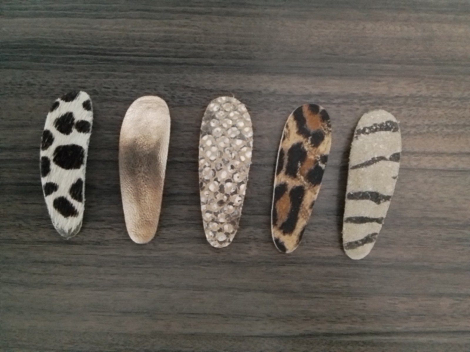 5 leren haar klipjes
De eerste is gedragen op het puntje wat, Ophalen of Verzenden, Gebruikt