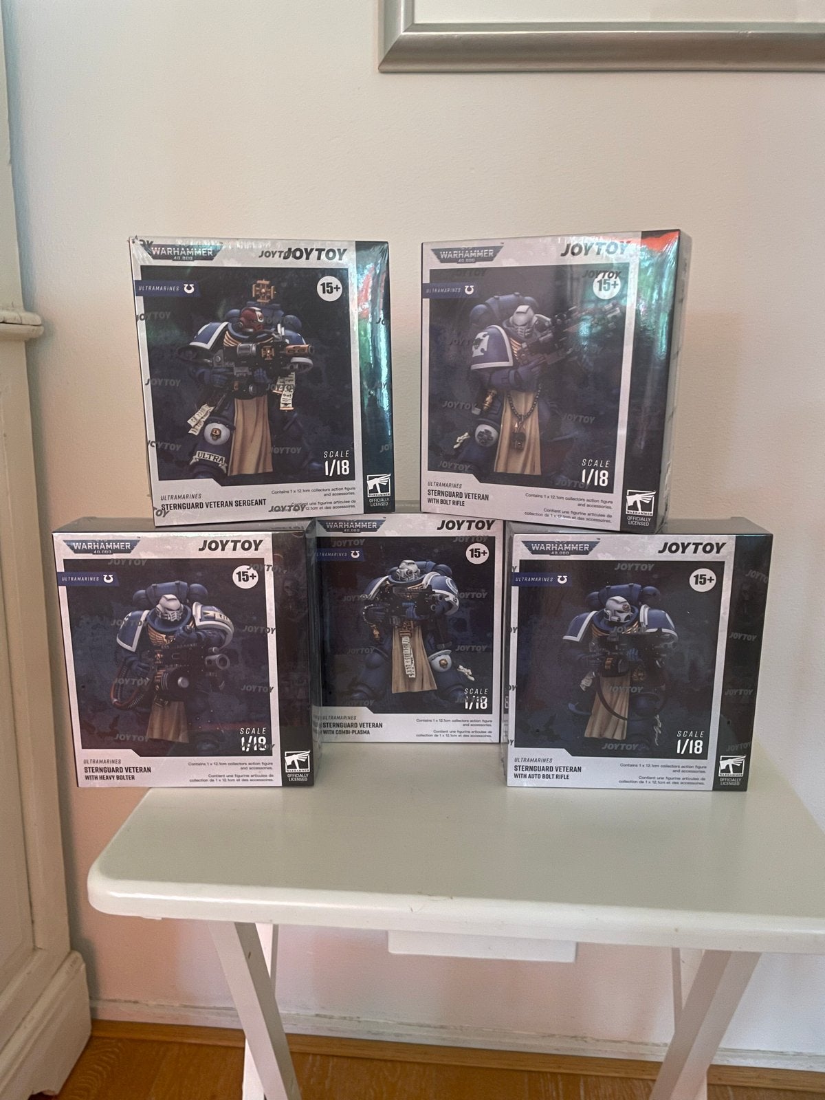 JoyToy Warhammer 40K Ultramarines Sternguard Veteran Set, Ophalen of Verzenden, Nieuw