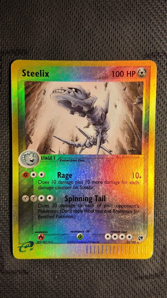 Steelix 23 Sandstorm | Pokemon kaart, Ophalen, Zo goed als nieuw, Losse kaart, Foil
