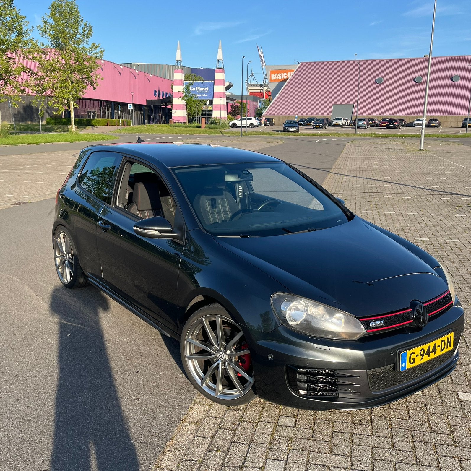 Volkswagen Golf 2.0 GTI 155KW DSG 2011 Zwart, Auto's, Volkswagen, Stof, Zwart, 4 cilinders, Automatische klimaatregeling