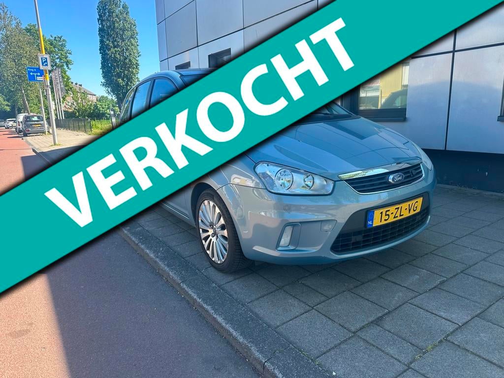 Ford C-Max 1.8-16V Titanium Flexifuel NAP Clima PDC trekhaak, Auto's, Ford, Bedrijf, C-Max, ABS, Airbags, Airconditioning, Boordcomputer