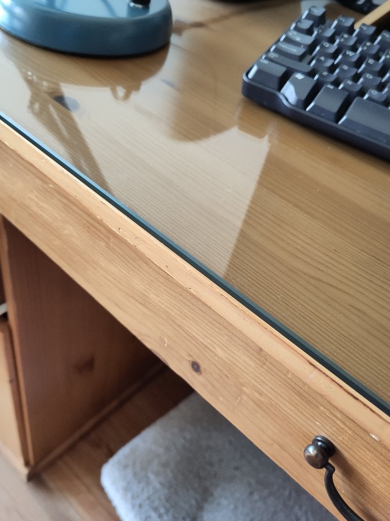 Glasplaat voor bureau Hemnes van Ikea, Ophalen