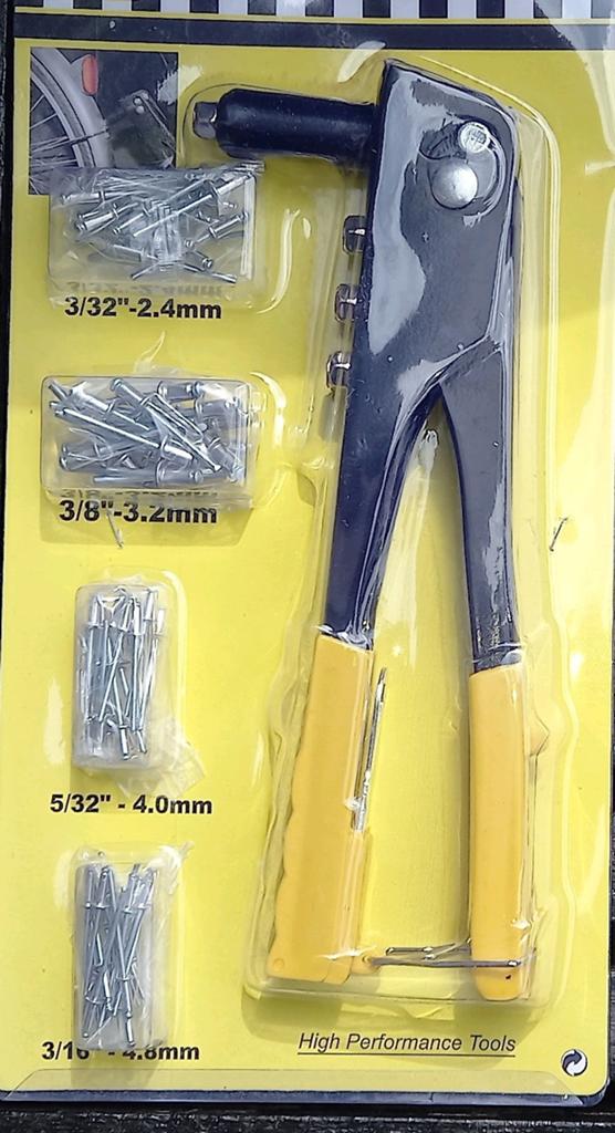 Popnagel set Nieuw met perser / klinknagels, Ophalen of Verzenden, Nieuw