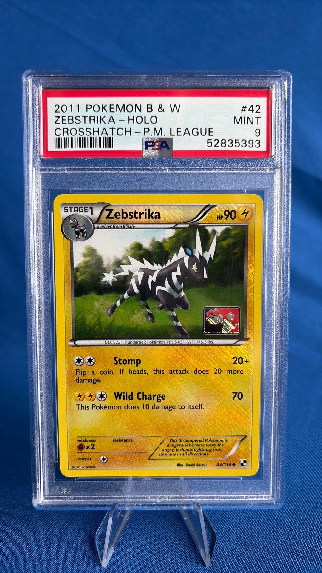 Zebstrika #42 psa 9! Stamped, Ophalen, Zo goed als nieuw