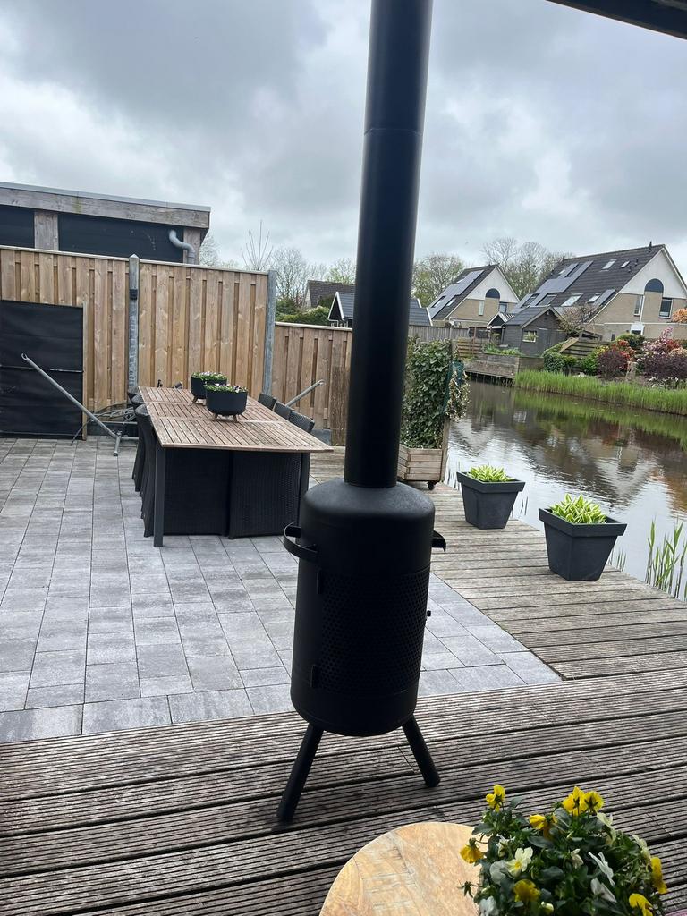 Rvs Tuinkachels tuinkachel tuinhaard houtkachel, Ophalen of Verzenden, Nieuw
