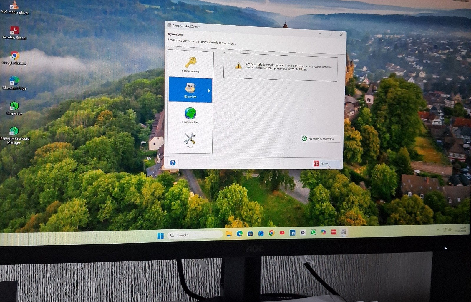 AOC Monitor 27 inch - Zo goed als nieuw, Computers en Software, AOC, Ophalen of Verzenden, Zo goed als nieuw, DisplayPort