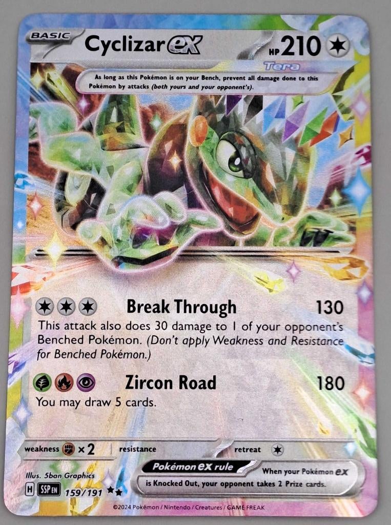 Cyclizar EX SSP 159, Ophalen of Verzenden, Zo goed als nieuw, Losse kaart, Foil