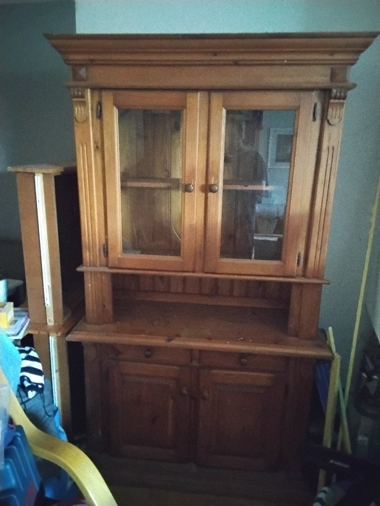 Houten kast, Antiek en Kunst, Antiek | Meubels | Kasten, Ophalen