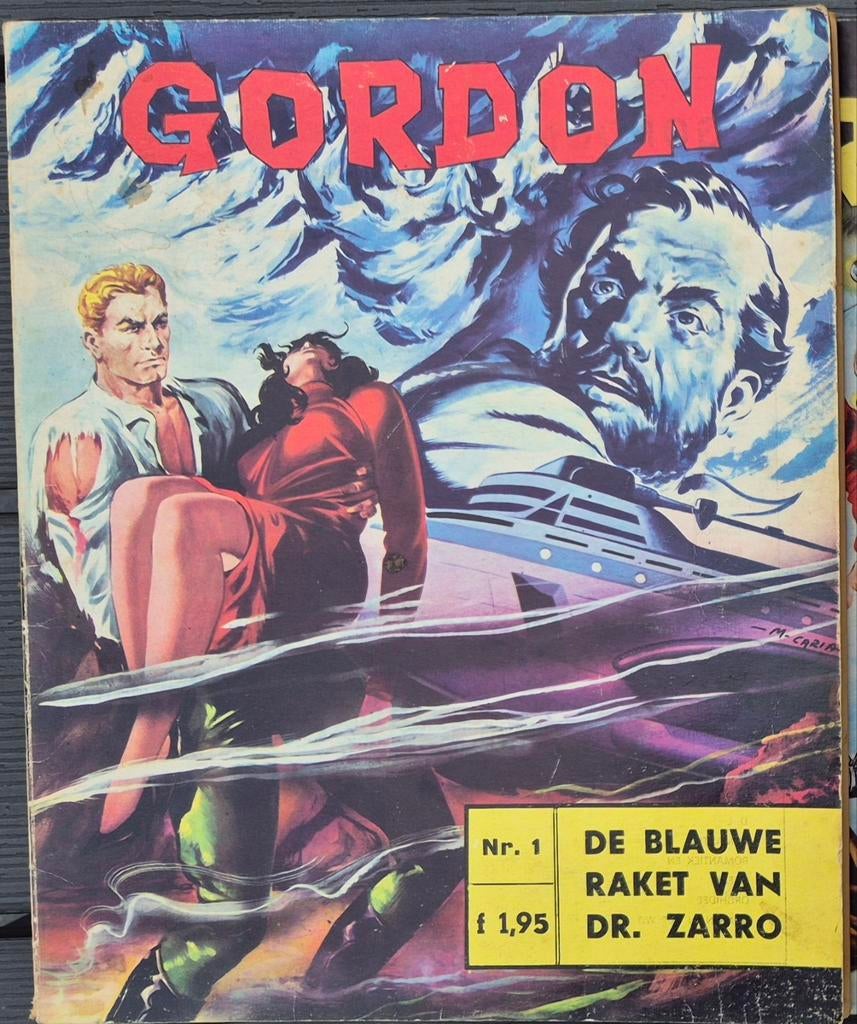 Gordon stripboeken - Serie (14 delen), Complete serie of reeks, Ophalen of Verzenden, Gelezen, M. Caria