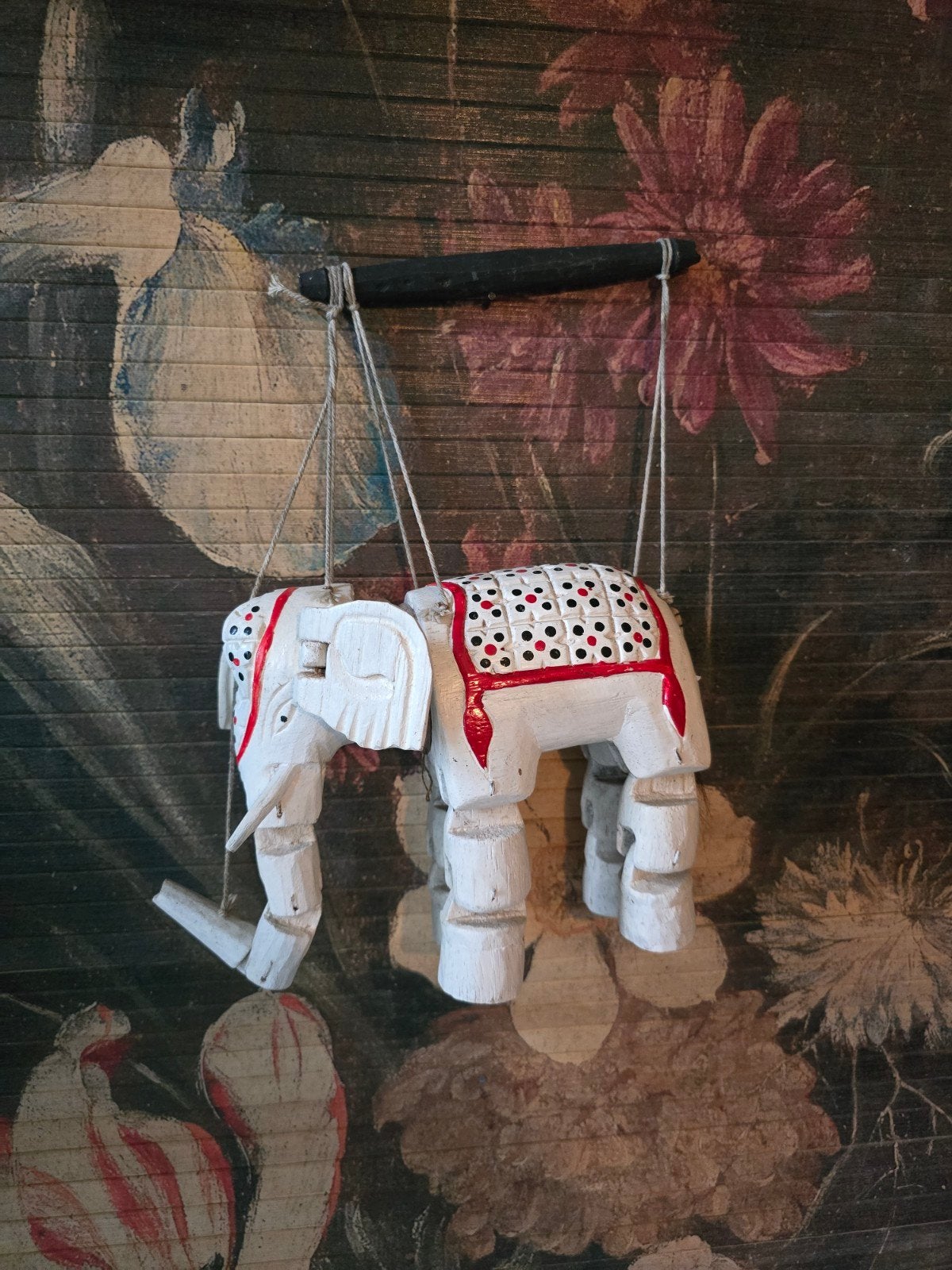 oude houten marionetten olifant, Antiek en Kunst, Ophalen of Verzenden