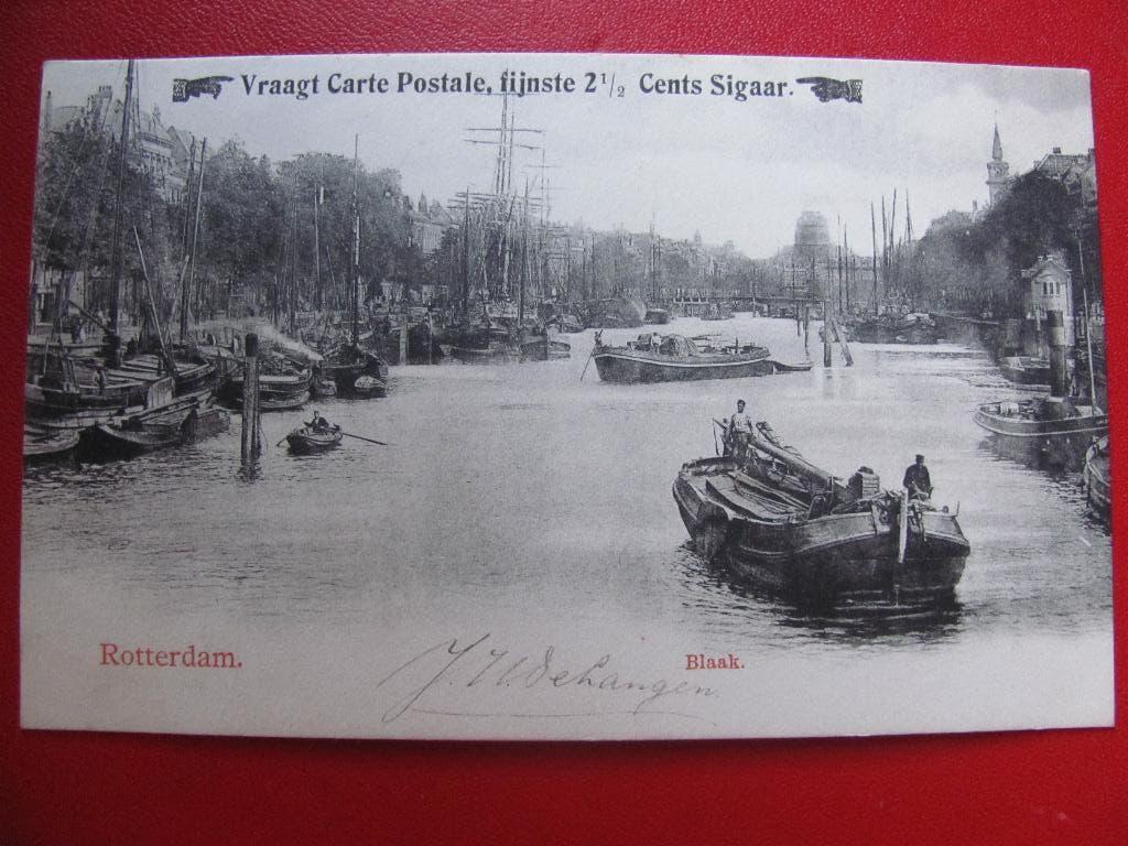 Rotterdam, Blaak, zeer vroege kaart, Ophalen of Verzenden, Voor 1920, Gelopen, Zuid-Holland