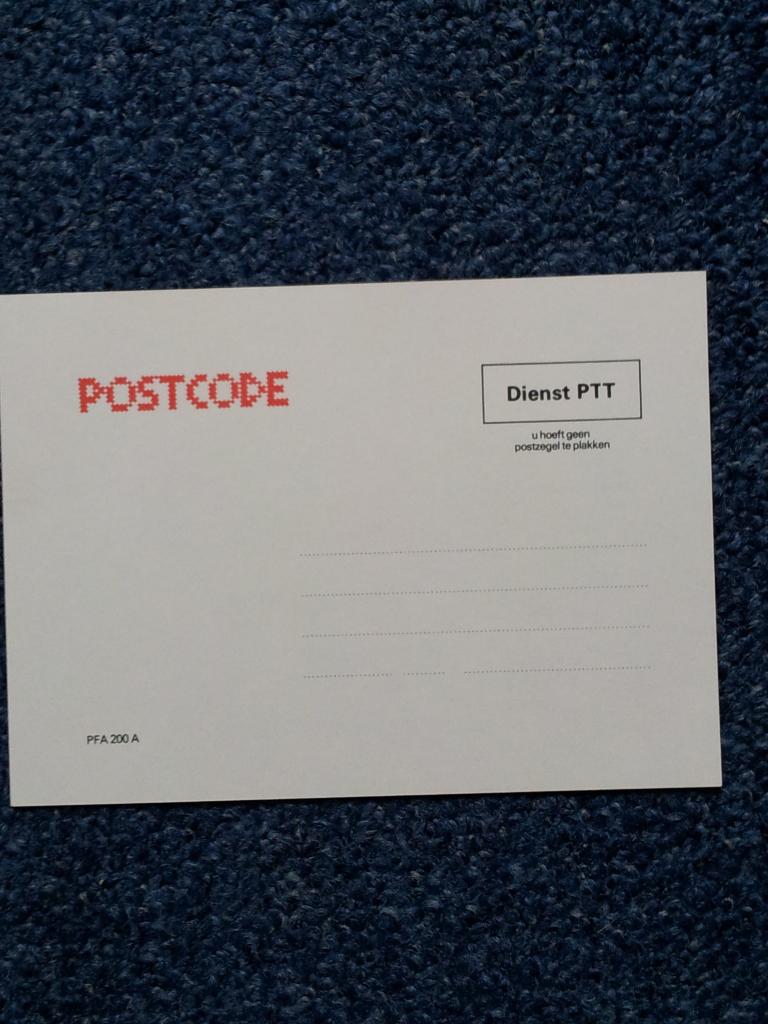 Nederland briefkaart invoering postcode 1978 postfris, Ophalen of Verzenden, Briefkaart