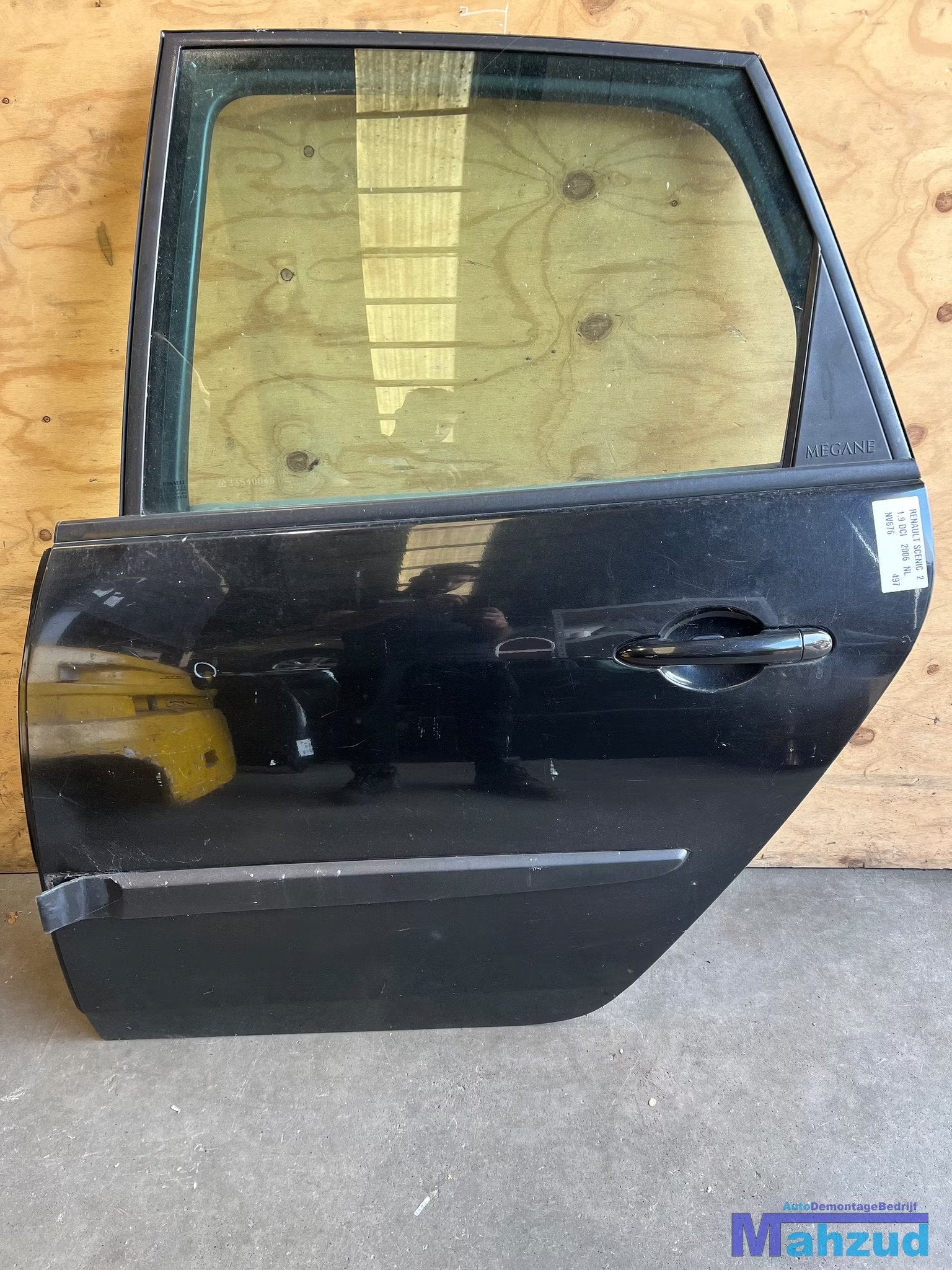 RENAULT SCENIC 2 Zwart links achter deur 2004-2009, Renault Group, Gebruikt, Contact.group@renault.com, Ophalen of Verzenden