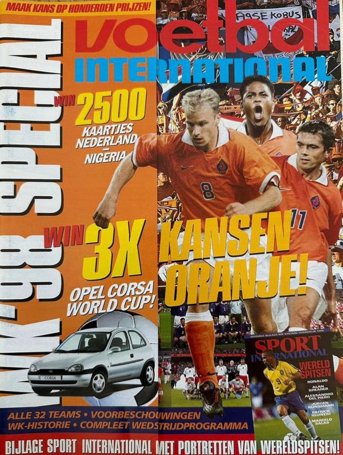 Voetbal International (VI) WK 1998 Special, Ophalen of Verzenden, Zo goed als nieuw, Sport en Vrije tijd