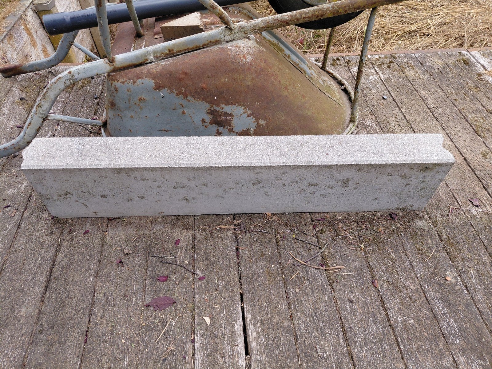 Nieuwe betonnen opsluitband 10x20x100 cm, Ophalen, Overige materialen, Overige typen, Nieuw