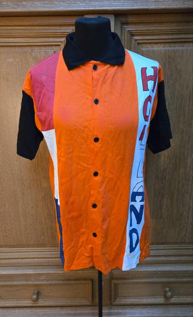 Vintage Nederland Holland Voetbalshirt Oranje XL, Maat XL, Verzenden, Shirt