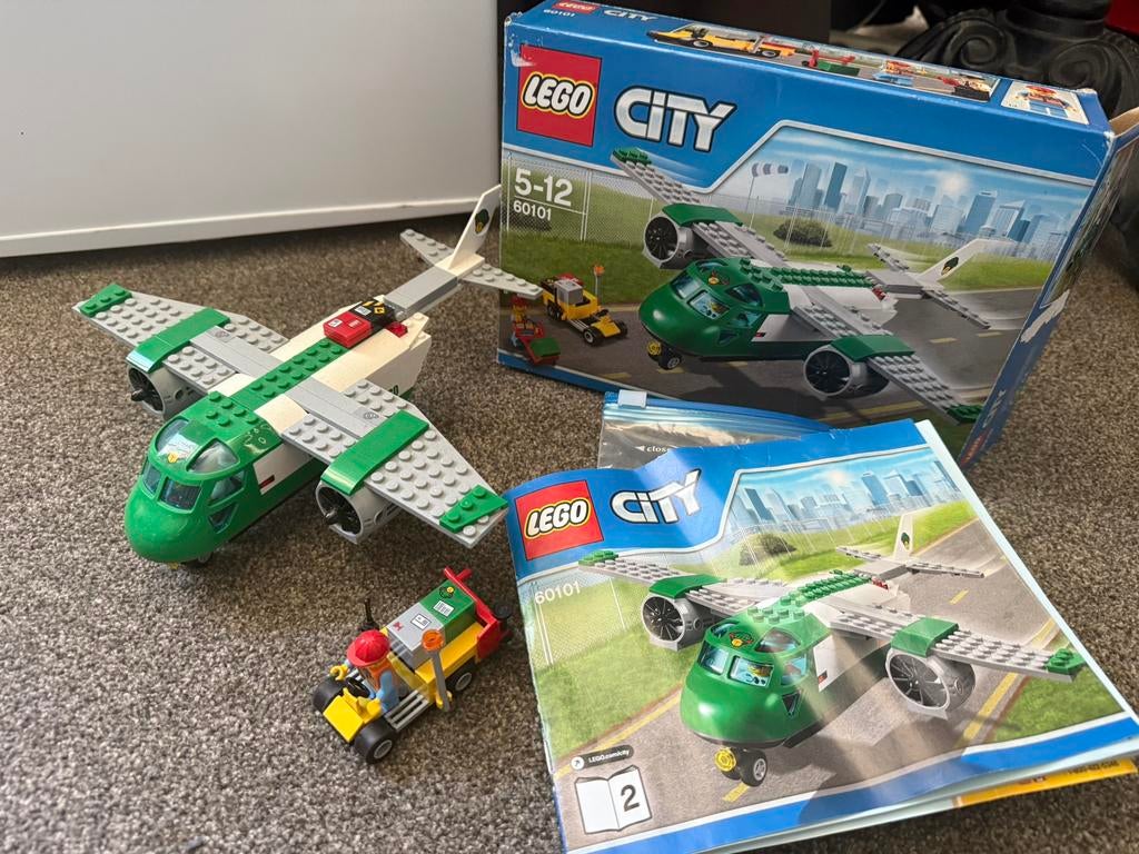 Lego City Vrachtvliegtuig, Ophalen of Verzenden, Zo goed als nieuw
