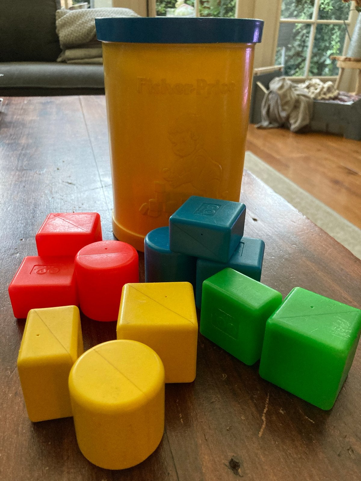 Fisher-Price Vormenstoof met blokken, Ophalen of Verzenden, Gebruikt, Speelset