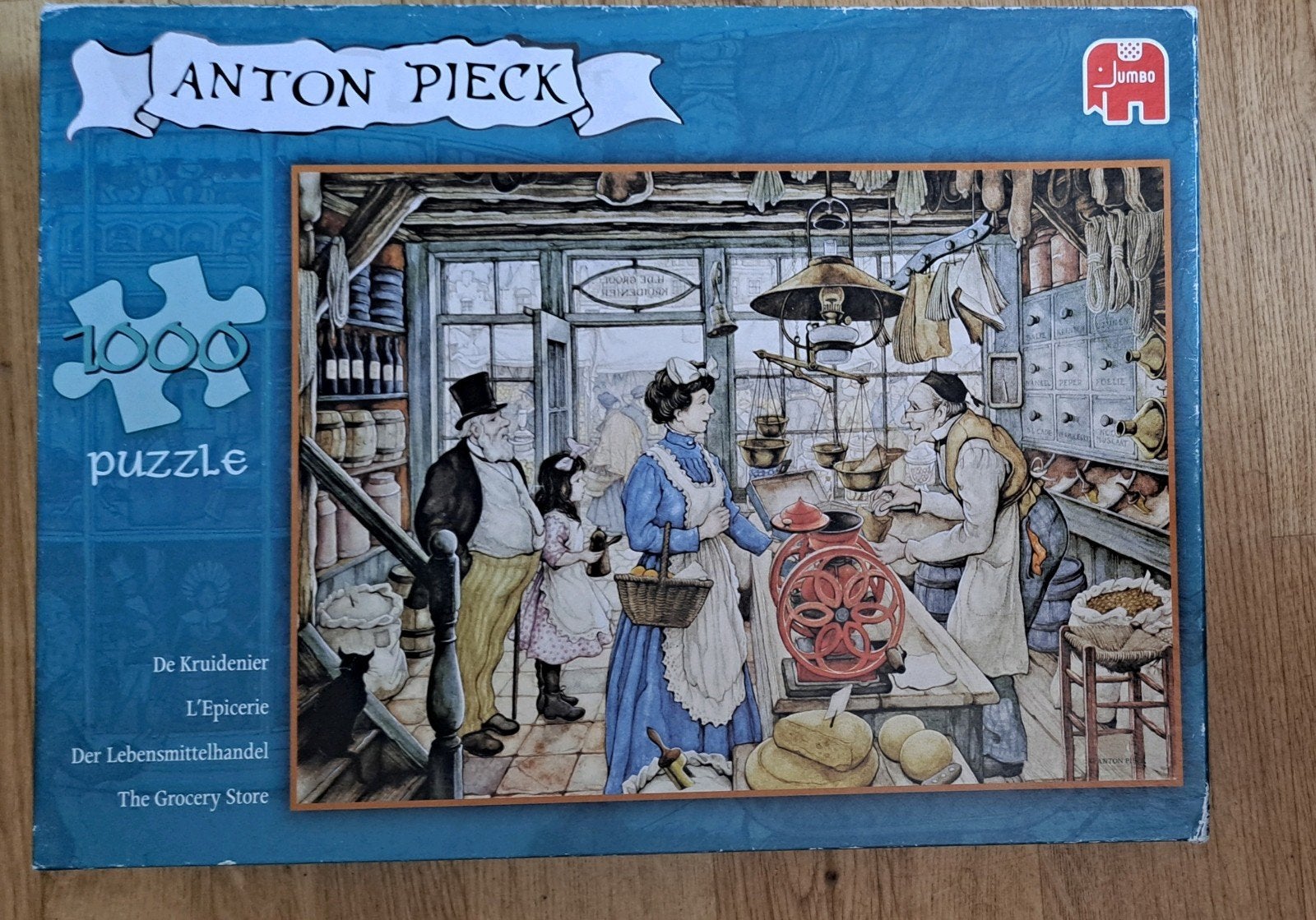 Anton Pieck Legpuzzel - De Kruidenier (2000 stukjes), Ophalen of Verzenden, Meer dan 1500 stukjes, Gebruikt, Legpuzzel