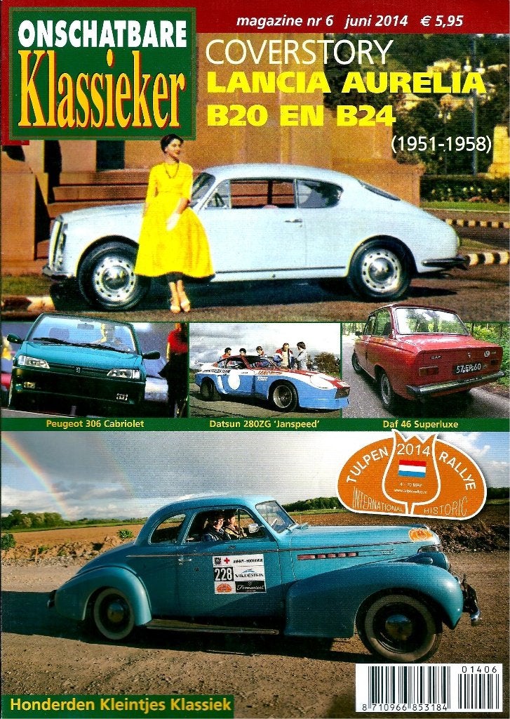 Onschatbare Klassieker reportage Lancia Aurelia, Ophalen of Verzenden, Gelezen, Overige merken