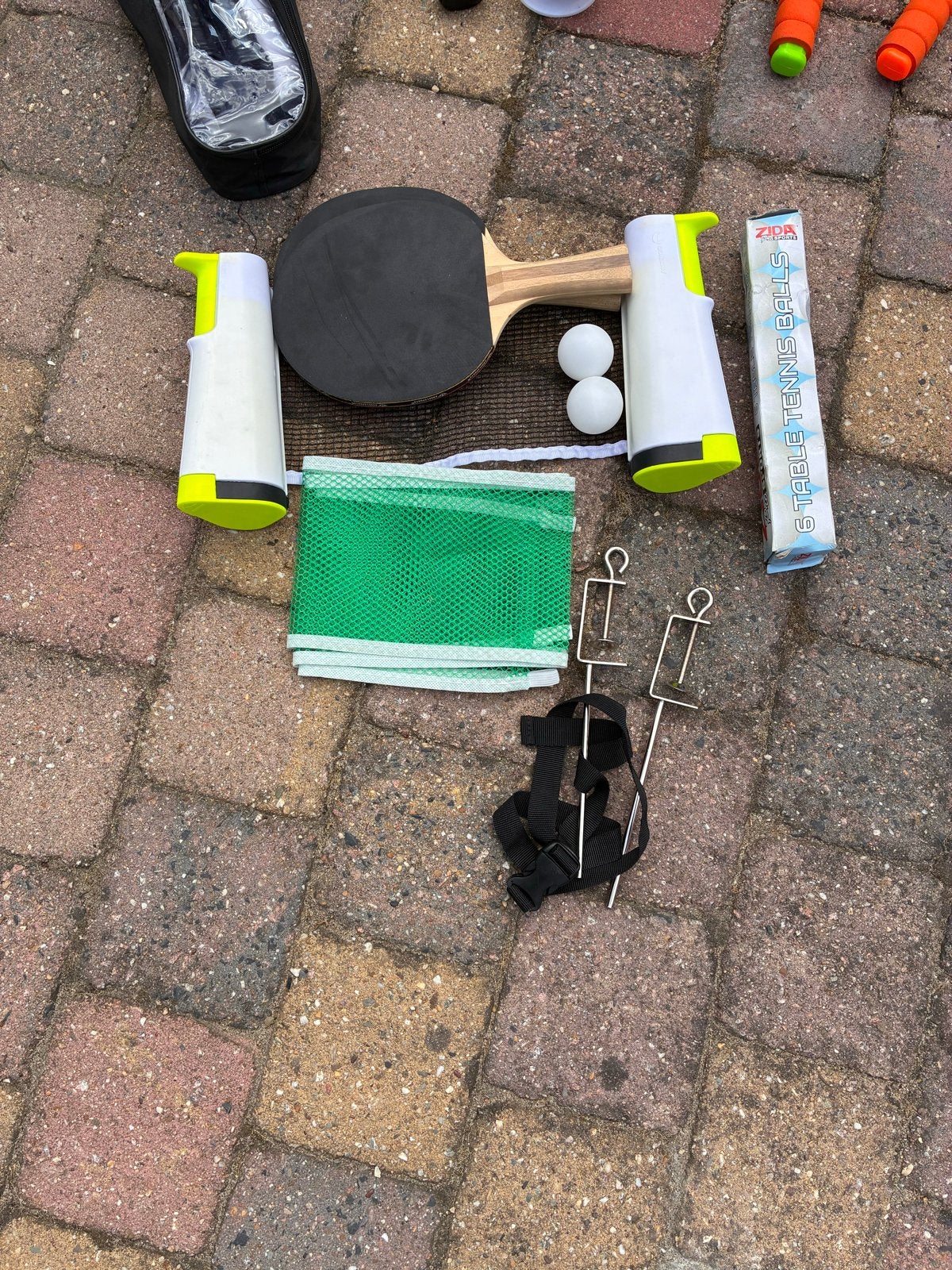 Complete set: Tafeltennis, badminton en meer!, Ophalen of Verzenden, Zo goed als nieuw, Net, Batje(s) of Balletje(s)