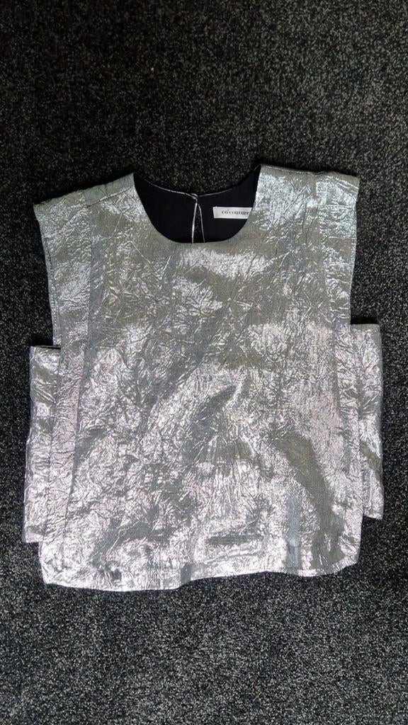 Co'couture top zilver maat S, Ophalen of Verzenden, Zo goed als nieuw