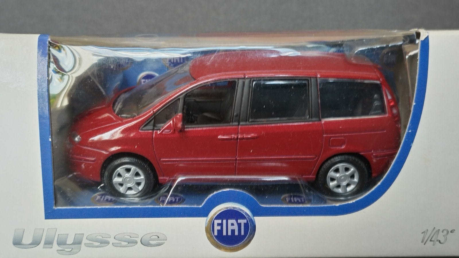 Fiat Ulysse red 1:43 Norev Pol, Auto, Verzenden, Norev, Zo goed als nieuw