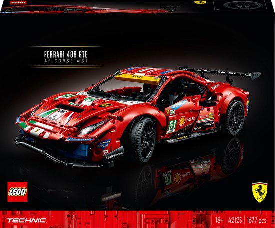 Lego 42125 Ferarri 488 GTE (NIEUW) in gesealde doos, Lego, Nieuw, Ophalen of Verzenden, Technic