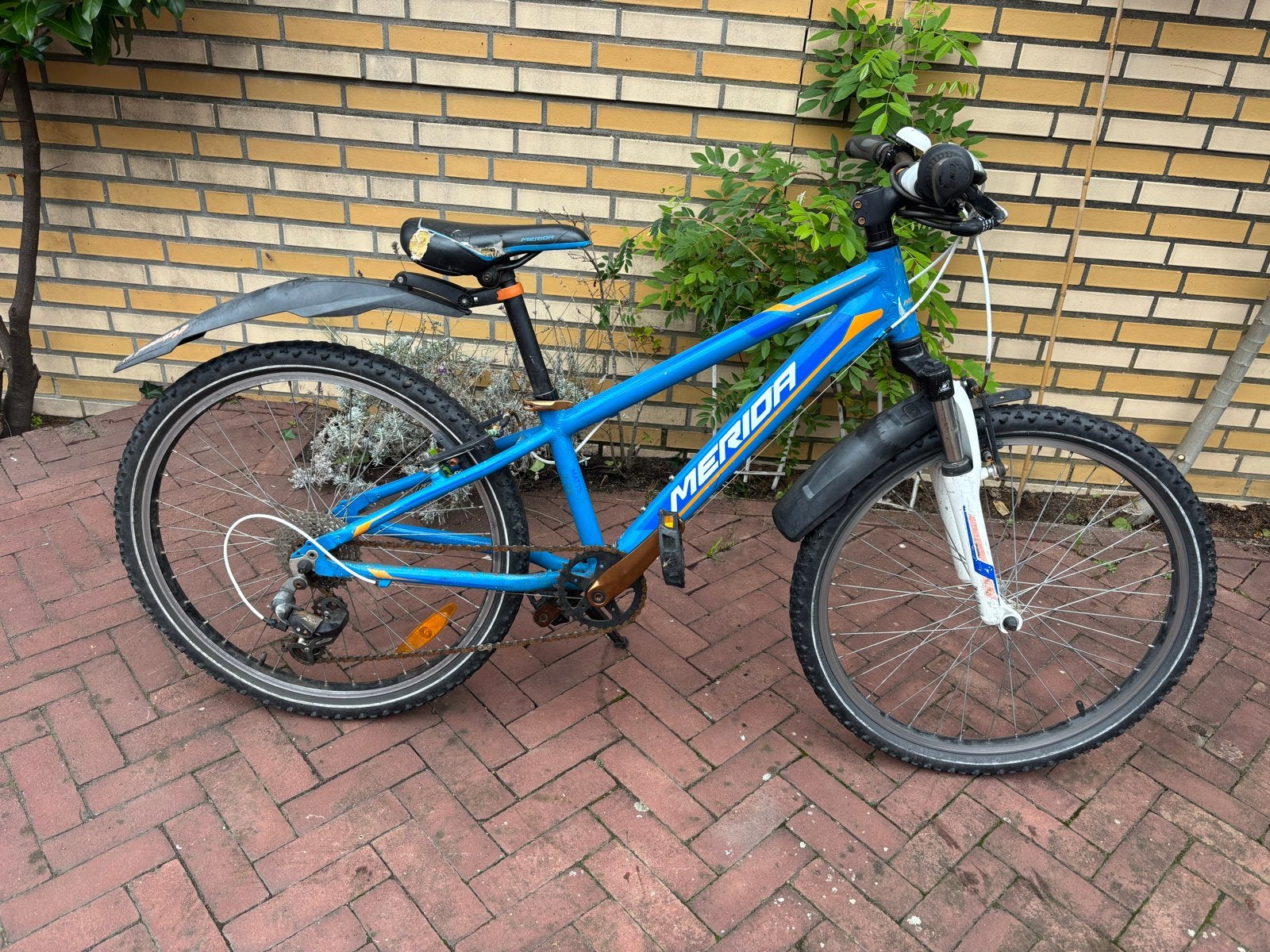 Merida kinderfiets/mountainbike - Blauw 24 inch, Ophalen, Gebruikt, 20 inch of meer