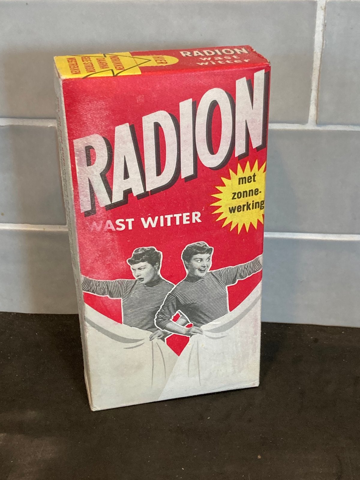 Vintage pakje waspoeder Radion (270325), Verzamelen, Ophalen of Verzenden, Zo goed als nieuw, Gebruiksvoorwerp