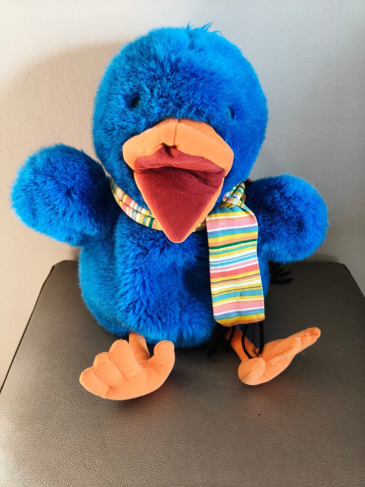 Dushi x Malmberg handpop Raai de Kraai (27 cm) - Bekend van, Ophalen of Verzenden, Zo goed als nieuw, Overige typen