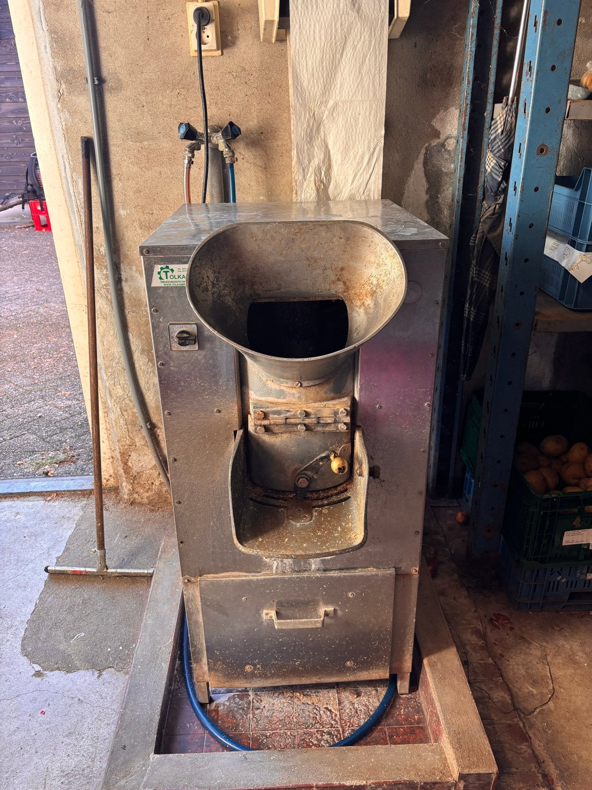 Aardappel schraapmachine, Doe-het-zelf en Verbouw, Ophalen, Gebruikt