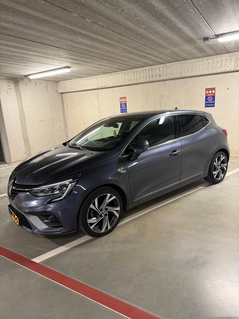 Renault Clio 1.3 TCe Rs line 130pk EDC GPF 2019 Grijs, Auto's, Renault, Zwart, 4 cilinders, 1133 kg, 615 kg