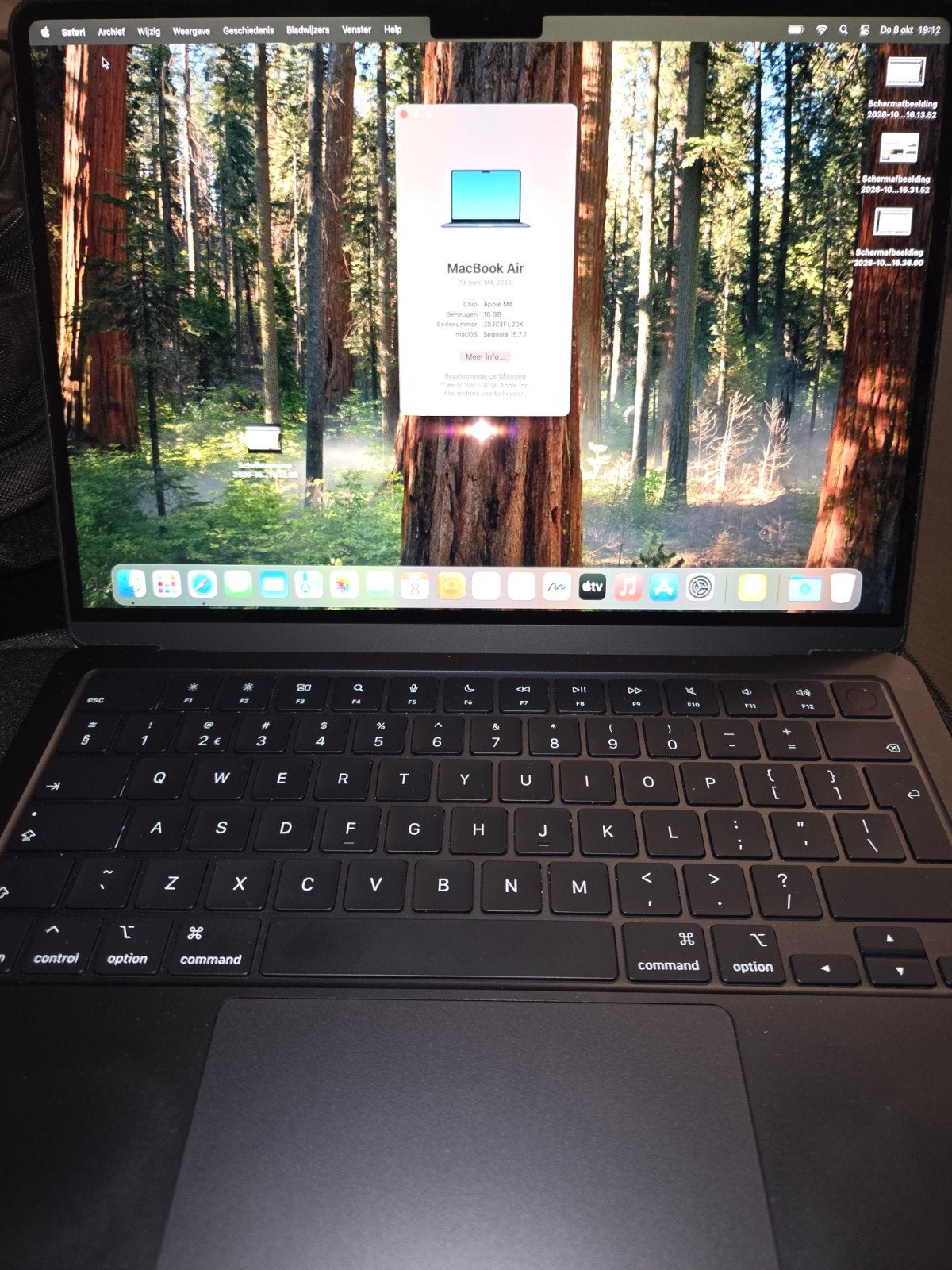 Splinternieuwe Macbook Air 13-inch , m4 , 2025 16GB, Computers en Software, Ophalen, Qwerty, 13 inch, Nieuw