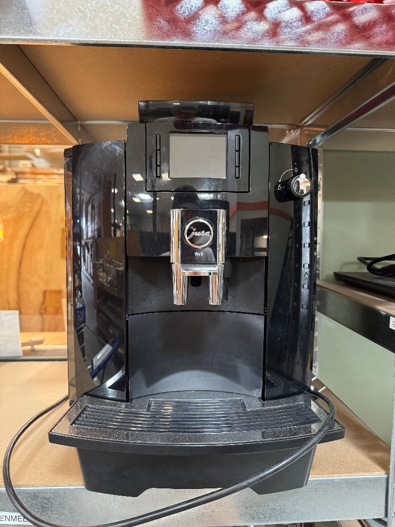 Jura WE6 Piano Black professionele koffiemachine, Gebruikt, 10 kopjes of meer, Koffiemachine, Ophalen of Verzenden