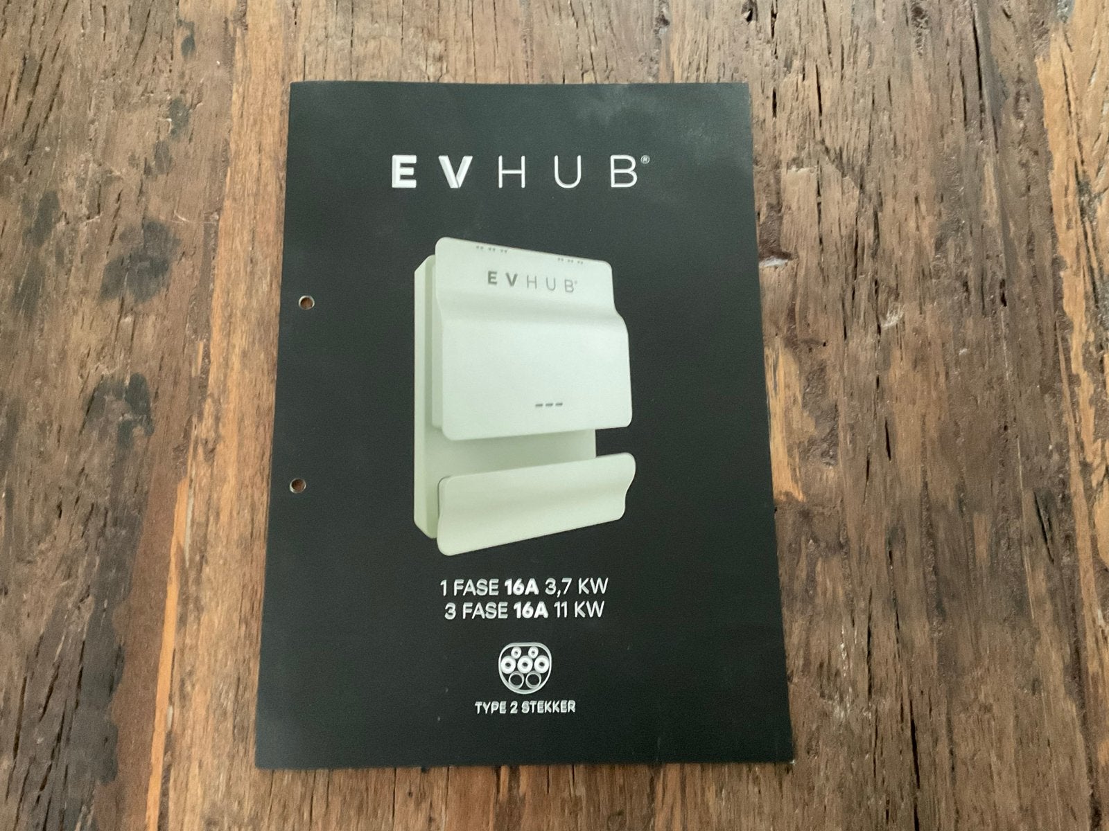 EVHUB Laadpaal 1 Fase 3.7 kW / 3 Fase 11 kW Type 2, Ophalen of Verzenden, Zo goed als nieuw, Laadpaal