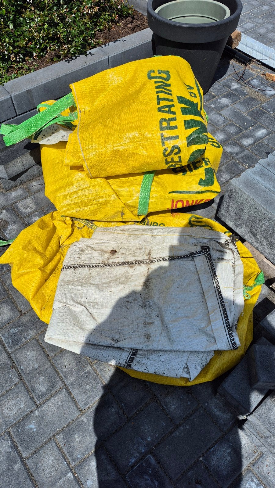 4 big bags, Ophalen, Gebruikt, Straatzand